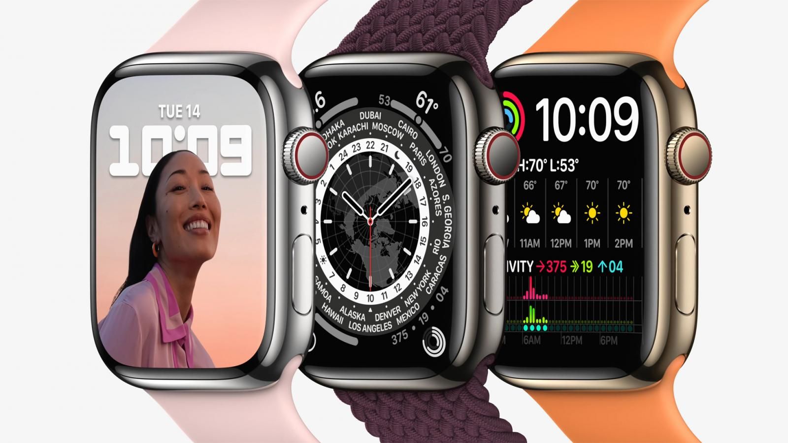 Here is every color and band style available for Apple Watch 7